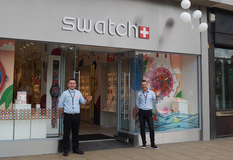 Swatch Edinburgh Reopens Newlook Store